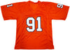 Clemson Tigers Michael Dean Perry Autographed Orange Jersey Beckett BAS QR Stock #205667