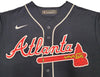 Atlanta Braves Ronald Acuna Jr. Autographed Blue Nike Jersey Size L JSA Stock #205683