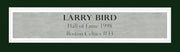 Boston Celtics Larry Bird Autographed Framed Green Jersey PSA/DNA Stock #265810