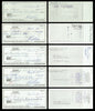 Max McGee Autographed 2.75x6 Check Green Bay Packers Lot of 50 SKU #174046