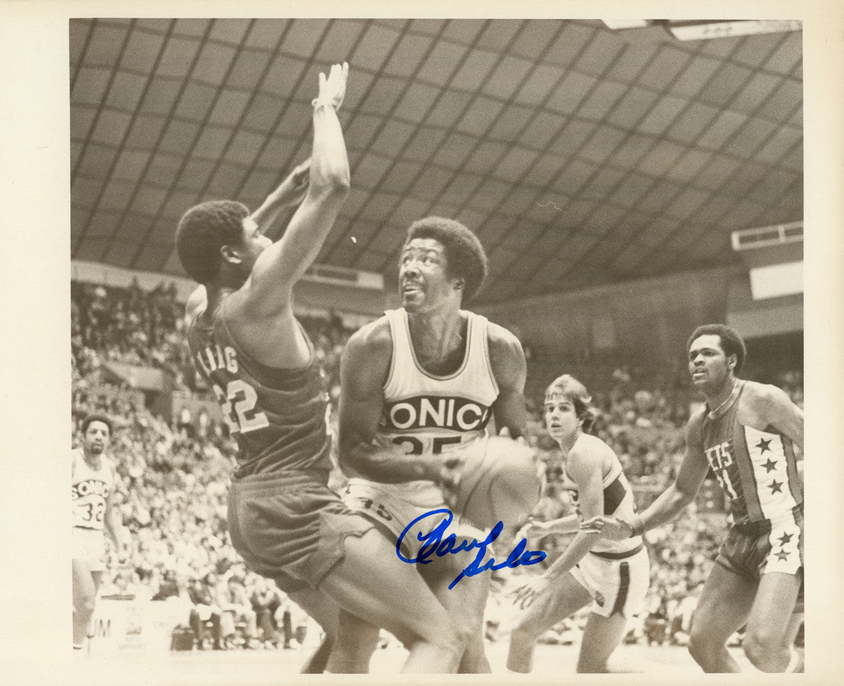 Paul Silas Autographed 8x10 Photo Seattle Supersonics MCS Holo #70176