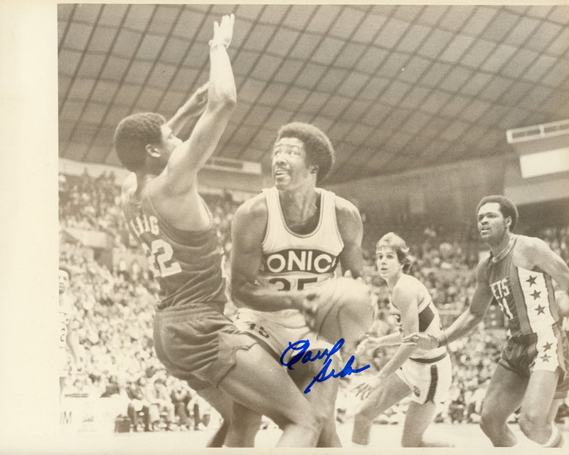 Paul Silas Autographed 8x10 Photo Seattle Supersonics MCS Holo #70177