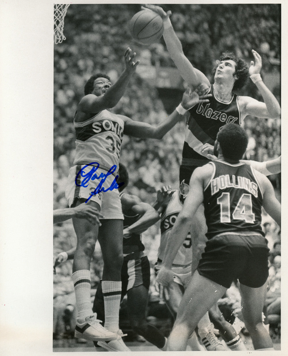 Paul Silas Autographed 8x10 Photo Seattle Supersonics MCS Holo #70186
