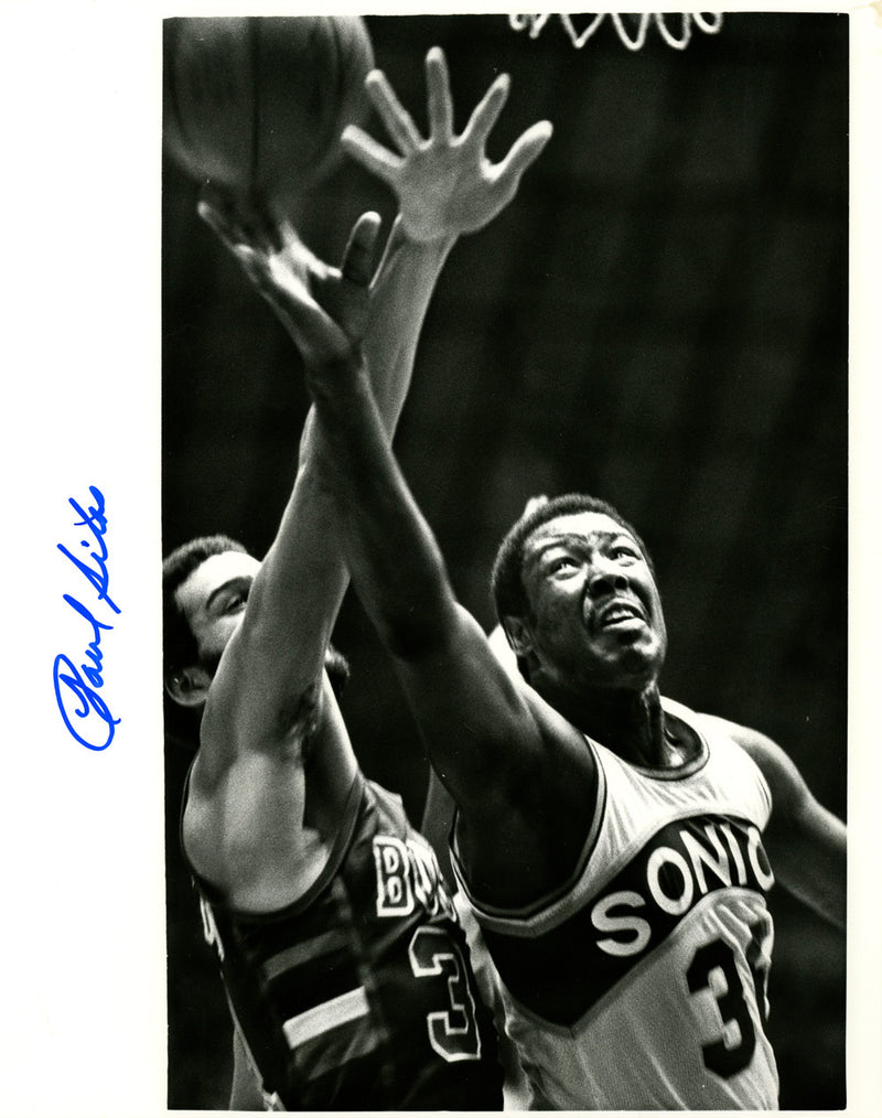 Paul Silas Autographed 8x10 Photo Seattle Supersonics MCS Holo #70193