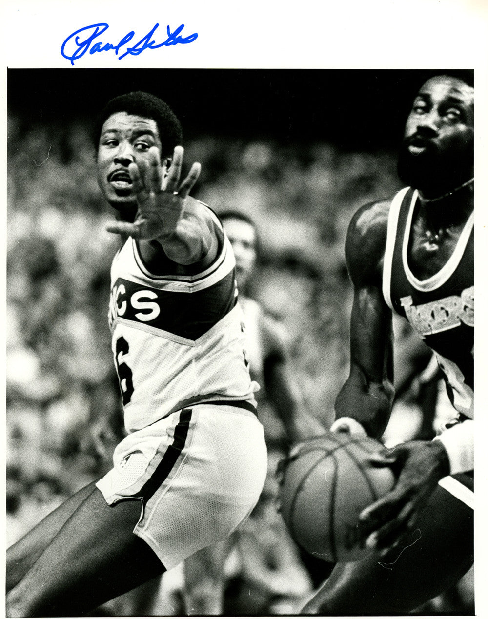 Paul Silas Autographed 8x10 Photo Seattle Supersonics MCS Holo #70198