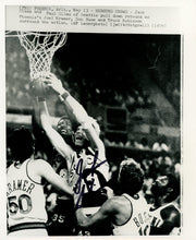 Jack Sikma Autographed 8x10 Wire Photo Seattle Supersonics MCS Holo #70221