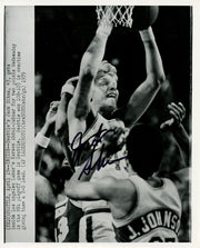 Jack Sikma Autographed 8x10 Wire Photo Seattle Supersonics MCS Holo #70254