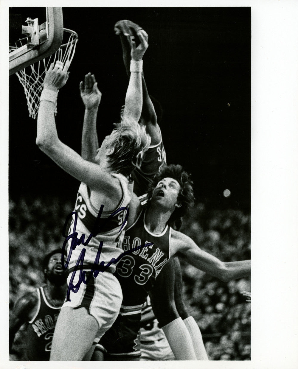 Jack Sikma Autographed 8x10 Photo Seattle Supersonics MCS Holo #70277