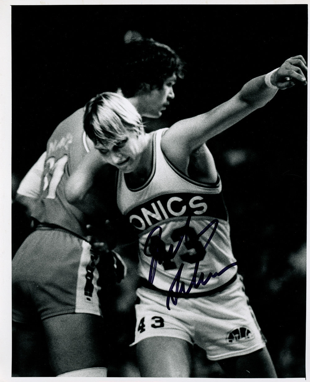Jack Sikma Autographed 8x10 Photo Seattle Supersonics MCS Holo #70282