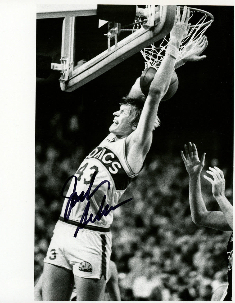 Jack Sikma Autographed 8x10 Photo Seattle Supersonics MCS Holo #70283