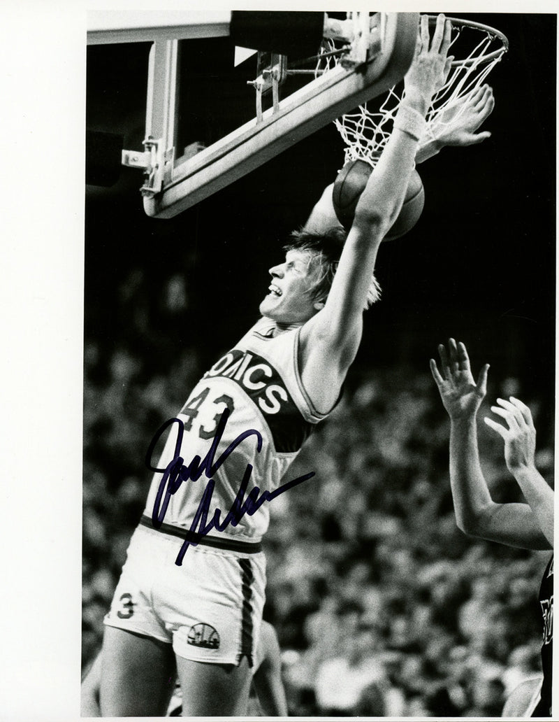 Jack Sikma Autographed 8x10 Photo Seattle Supersonics MCS Holo #70283