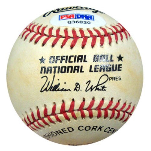 Tony Malinosky Autographed Official NL Baseball Brooklyn Dodgers PSA/DNA #Q36820