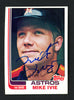 Mike Ivie Autographed 1982 Topps Card #734 Houston Astros SKU # 158551