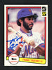 Frank Taveras Autographed 1982 Donruss Card #98 New York Mets SKU # 158584