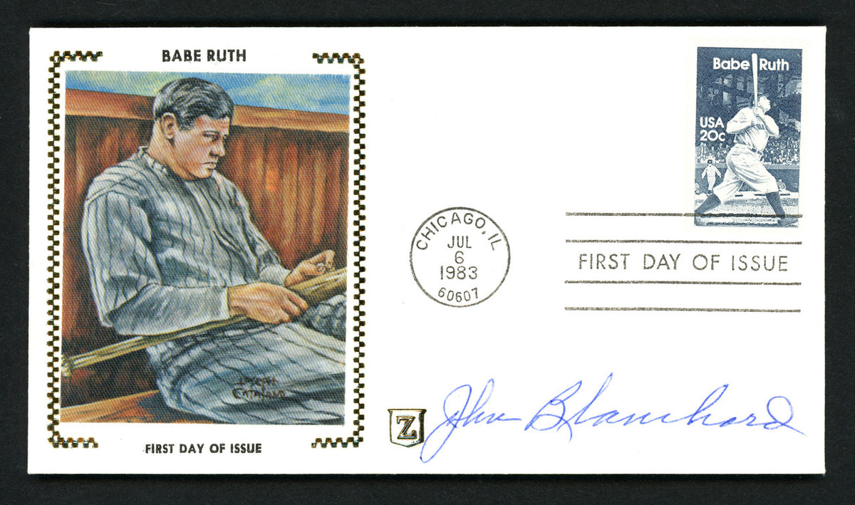 John "Johnny" Blanchard Autographed First Day Cover New York Yankees SKU #156399