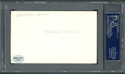 Calvin Griffith Autographed 3x5 Index Card Minnesota Twins Owner PSA/DNA #83862552