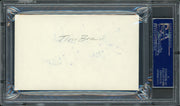 Tim Brown Autographed 3x5 Index Card Oakland Raiders "Best Wishes" PSA/DNA #83721318