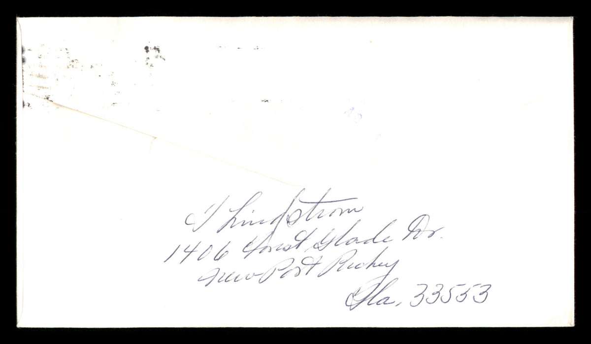 Fred "Freddie" Lindstrom Autographed 3.5x6.5 Envelope Cincinnati Reds SKU #196220