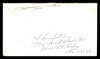 Fred "Freddie" Lindstrom Autographed 3.5x6.5 Envelope Cincinnati Reds SKU #196222
