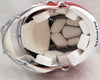 Mac Jones Autographed New England Patriots Flash Red Full Size Authentic Speed Helmet Beckett BAS Witness Stock #206518