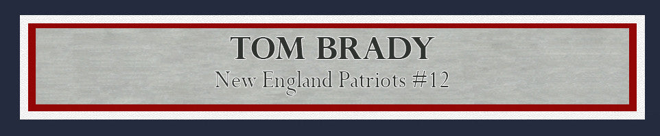 Tom Brady Autographed Framed 16x20 Photo New England Patriots Super Bowl Collage Fanatics Holo Stock #206954