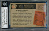 Jim Brideweser Autographed 1955 Bowman Card #151 Chicago White Sox Beckett BAS #13020995
