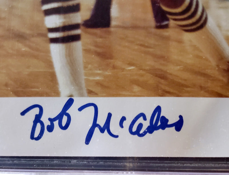 Bob McAdoo Autographed 8.5x11 Photo Sheet Buffalo Braves Beckett BAS Stock #196062