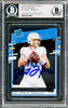 Justin Herbert Autographed 2020 Donruss Clearly Rated Rookie Card #RR-JH Los Angeles Chargers Beckett BAS #14231493