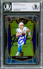 Justin Herbert Autographed 2020 Panini Select Premier Level Rookie Card #144 Los Angeles Chargers Beckett BAS #14231500