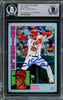 Juan Soto Autographed 2019 Topps Chrome Refractor 1984 Rookie Card #84TC-2 New York Mets Beckett BAS #14231624