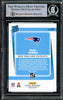 Mac Jones Autographed 2021 Donruss Rated Rookie Card #255 New England Patriots Beckett BAS Stock #206630