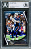 Mac Jones Autographed 2021 Panini Absolute Rookie Card #109 New England Patriots (Smudged) Beckett BAS #14231816