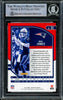 Mac Jones Autographed 2021 Panini Absolute Rookie Card #109 New England Patriots (Smudged) Beckett BAS #14231816