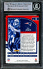 Mac Jones Autographed 2021 Panini Absolute Rookie Card #109 New England Patriots (Smudged) Beckett BAS #14231817