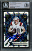 Mac Jones Autographed 2021 Panini Donruss Elite Series Rookie Card #ESR-MJO New England Patriots Beckett BAS #14231867