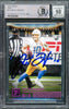 Justin Herbert Autographed 2020 Chronicles Panini Pink Parallel Rookie Card #PA-3 Los Angeles Chargers Auto Grade Gem Mint 10 Beckett BAS #14243048