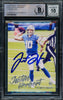 Justin Herbert Autographed 2020 Panini Luminance Rookie Card #203 Los Angeles Chargers Auto Grade Gem Mint 10 Stock #206692