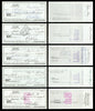 Max McGee Autographed 2.75x6 Check Green Bay Packers Lot of 50 SKU #174046