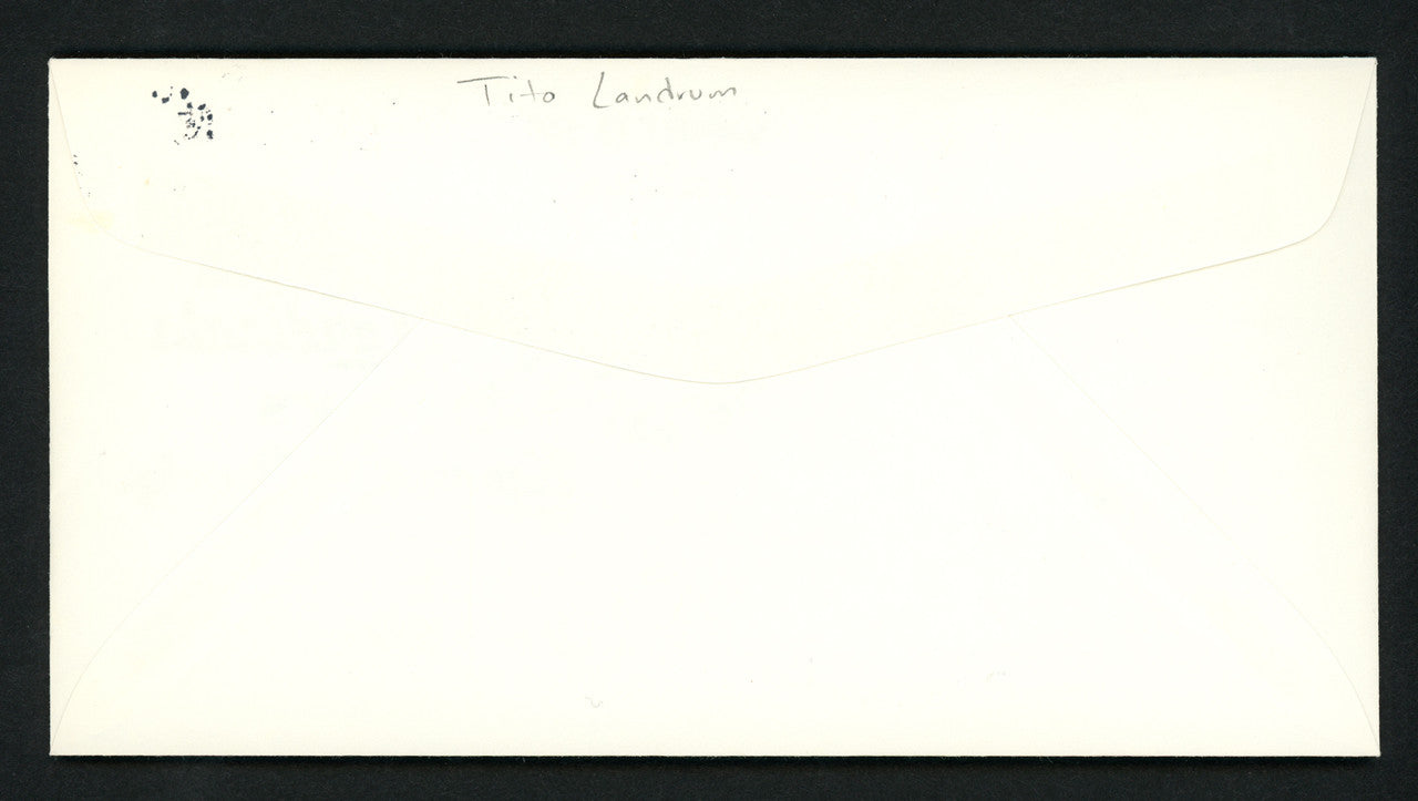 Tito Landrum Autographed First Day Cover St. Louis Cardinals 1985 World Series SKU #157203