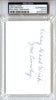 Jim Crowley Autographed 3x5 Index Card "Every Good Wish" Notre Dame Four Horsemen PSA/DNA #83706743