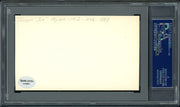 Joe Agler Autographed 3x5 Index Card Washington Senators PSA/DNA #83860253