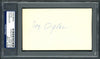 Joe Agler Autographed 3x5 Index Card Washington Senators PSA/DNA #83860253