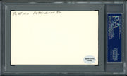 Porfi Altamirano Autographed 3x5 Index Card Philadelphia Phillies PSA/DNA #83860276