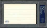 Luis Alvarado Autographed 3x5 Index Card Boston Red Sox, New York Mets "To Edward Best Wishes" PSA/DNA #83860305