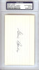 Gene Bailey Autographed 3x5 Index Card Boston Braves, Philadelphia A's Signed Twice PSA/DNA #83860351