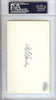 Gene Bailey Autographed 3x5 Index Card Boston Braves, Philadelphia A's Signed Twice PSA/DNA #83860351