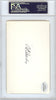 Gene Bailey Autographed 3x5 Index Card Boston Braves, Philadelphia A's Signed Twice PSA/DNA #83860352
