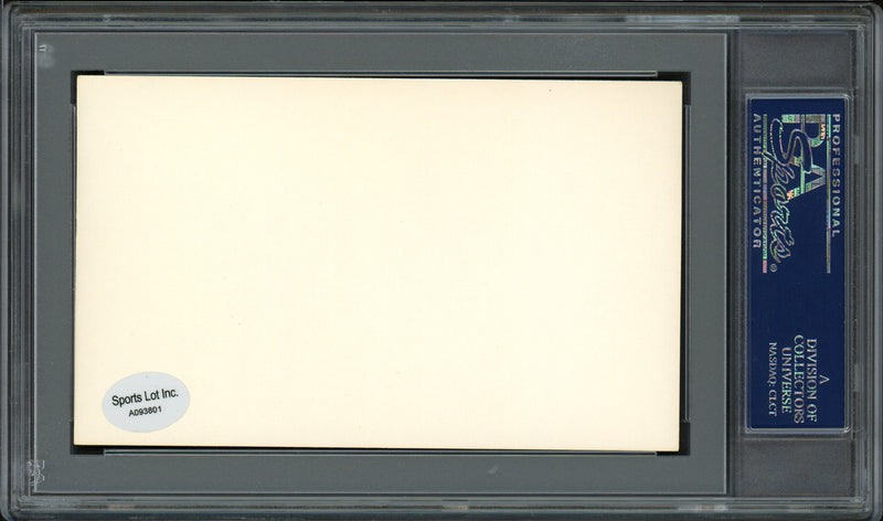 Rod Carew Autographed 3x5 Index Card Minnesota Twins, California Angels Vintage Signature PSA/DNA #83862152