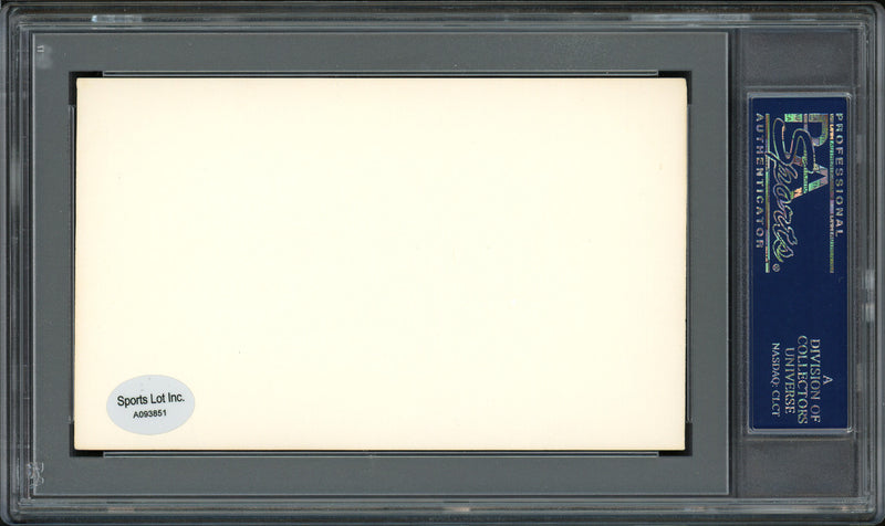 Rod Carew Autographed 3x5 Index Card Minnesota Twins, California Angels Vintage Signature PSA/DNA #83862159