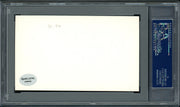 Billy Sullivan Jr. Autographed 3x5 Index Card Cleveland Indians, Brooklyn Dodgers PSA/DNA #83862429